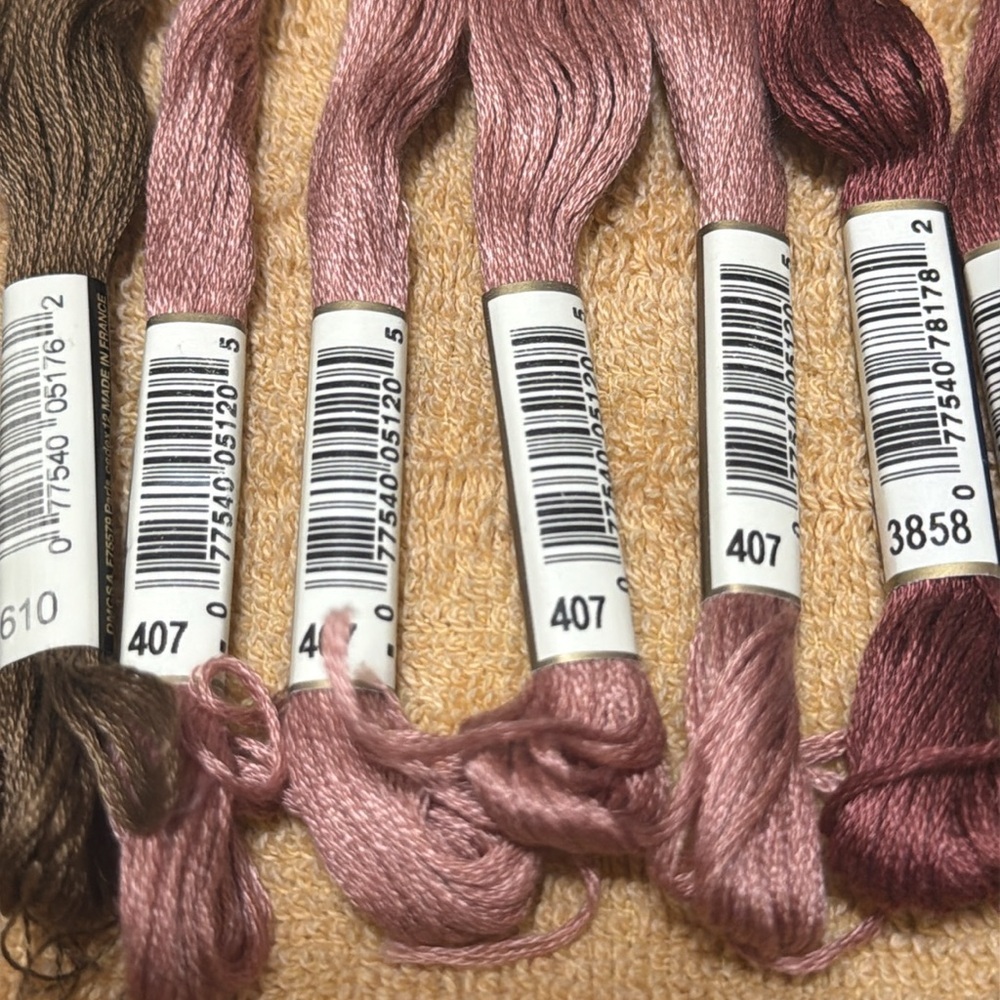 SET OF 20 DMC Assorted Embroidery Floss Set 8m/8.7 yd - Picture 7 of 9